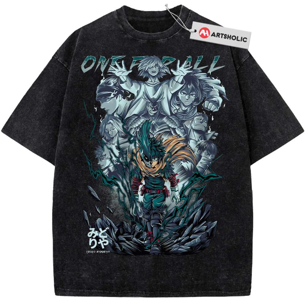 Deku Shirt, Izuku Midoriya Shirt, MHA Shirt, Anime Shirt, Vintage Tee