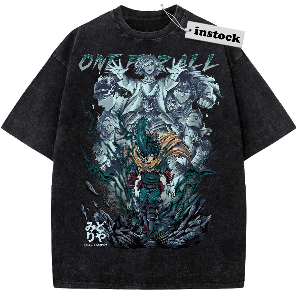 Deku Shirt, Izuku Midoriya Shirt, MHA Shirt, Anime Shirt, Vintage Tee