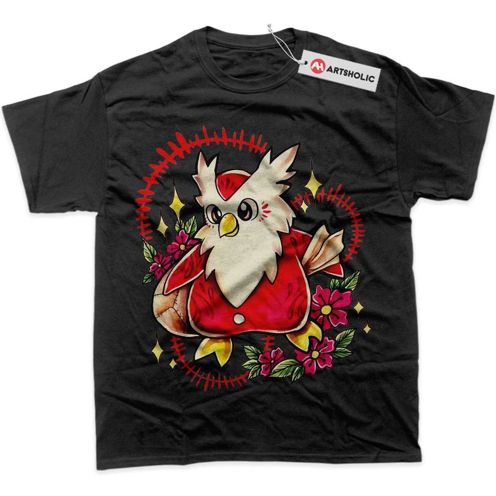 Alternative view of Delibird Shirt, Pokemon Shirt, Anime Shirt, Graphic T-Shirt
