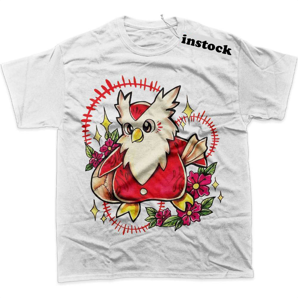 Delibird Shirt, Pokemon Shirt, Anime Shirt, Graphic T-Shirt