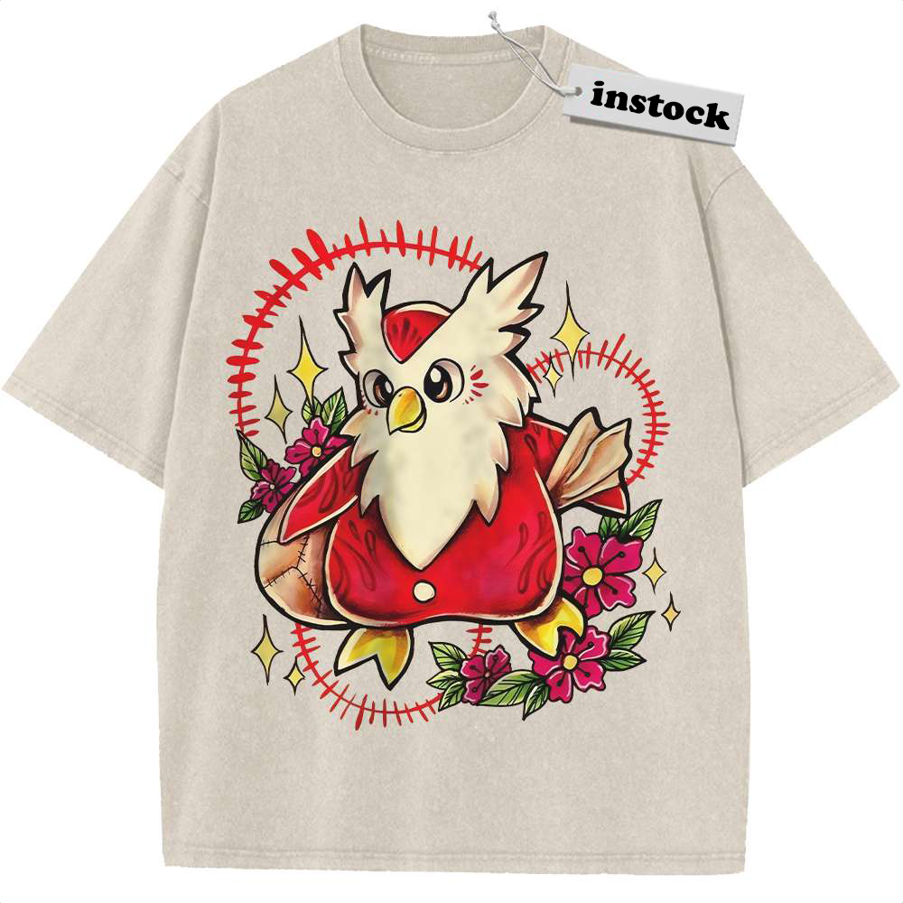 Delibird Shirt, Pokemon shirt, Anime Shirt, Vintage T-Shirt