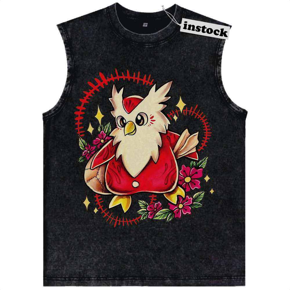 Delibird Tank Top, Pokemon Tank Top, Anime Tank Top, Vintage Tank Top