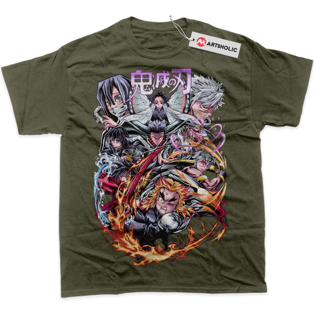 Alternative view of Demon Slayer Shirt, Anime Shirt, Graphic Tee