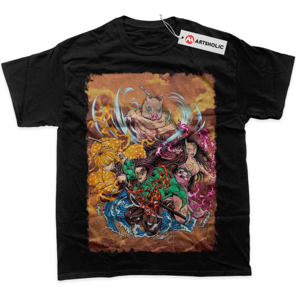 Alternative view of Demon Slayer Shirt, Anime Shirt, graphic Tee