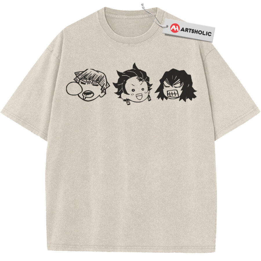 Alternative view of Demon Slayer Shirt, Anime Shirt, Vintage T-Shirt
