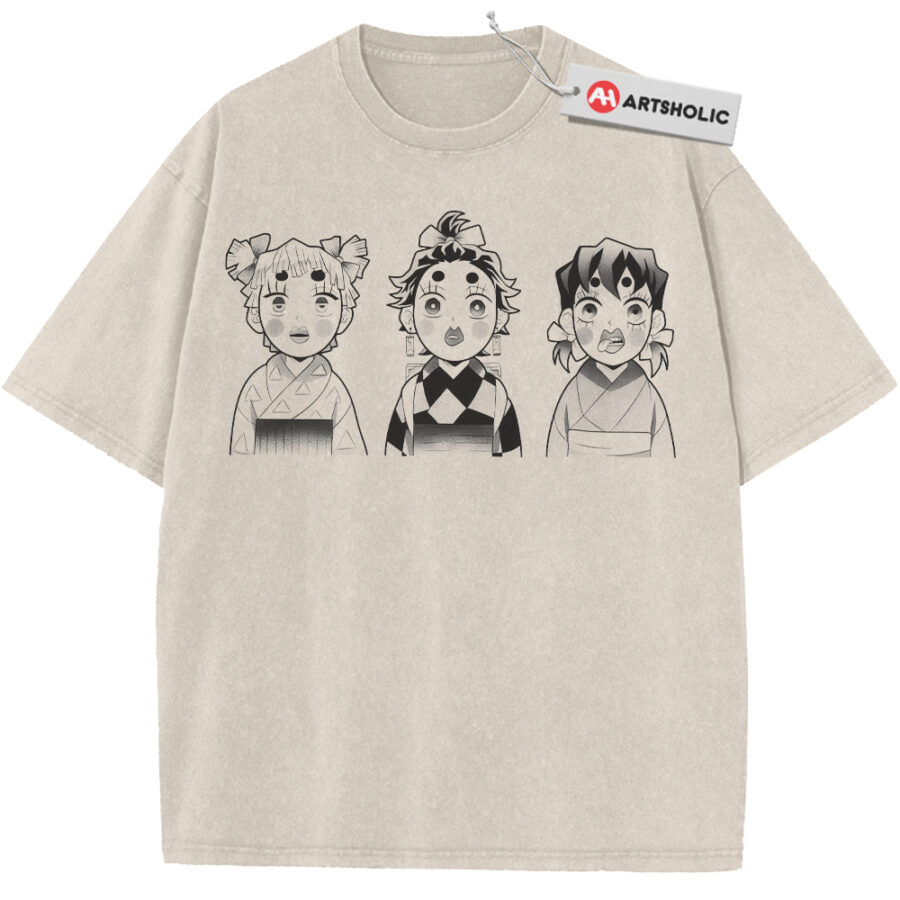 Alternative view of Demon Slayer Shirt, Anime Shirt, Vintage T-Shirt