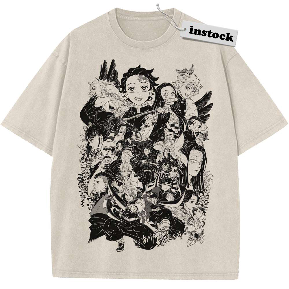 Demon Slayer Shirt, Anime Shirt, Vintage Tee