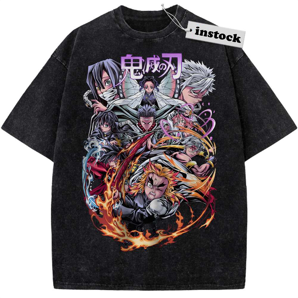 Demon Slayer Shirt, Anime Shirt, Vintage Tee