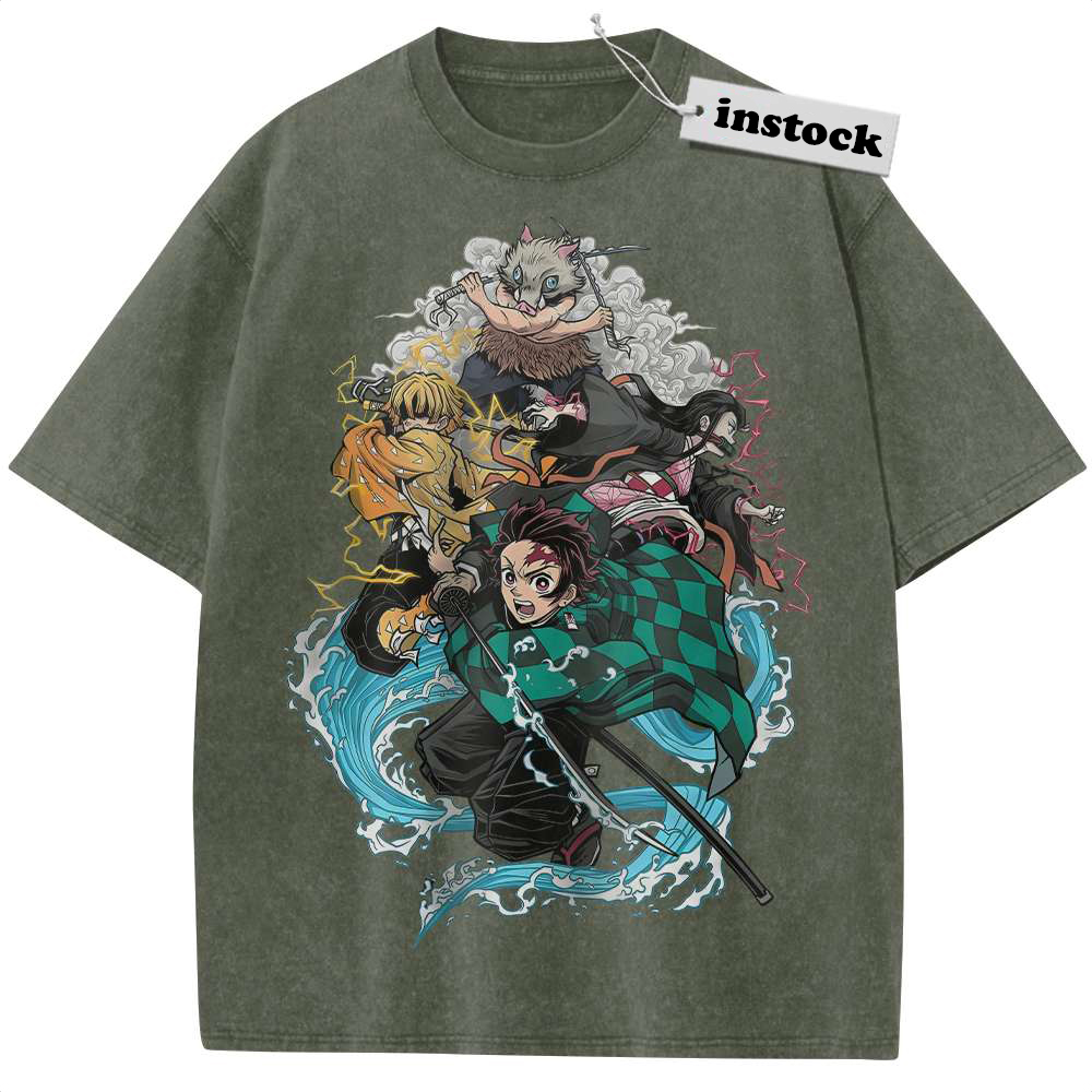 Demon Slayer Shirt, Anime Shirt, Vintage Tee