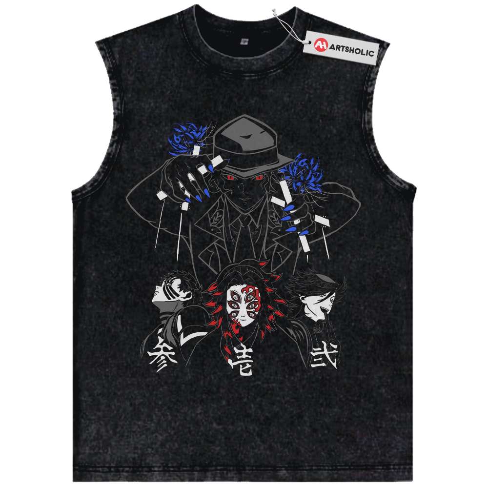 Demon Slayer Tank Top, Anime Tank Top, Vintage Tank Top