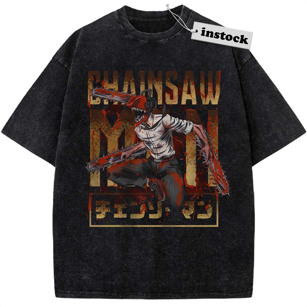 Denji - Chainsaw Devil Shirt, Chainsaw Man Shirt, Anime Shirt, Vintage T-Shirt