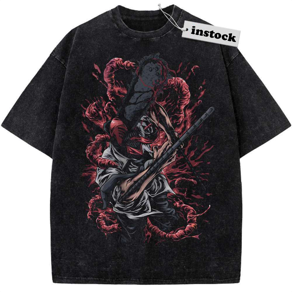 Denji - Chainsaw Devil Shirt, Chainsaw Man Shirt, Anime Shirt, Vintage T-Shirt