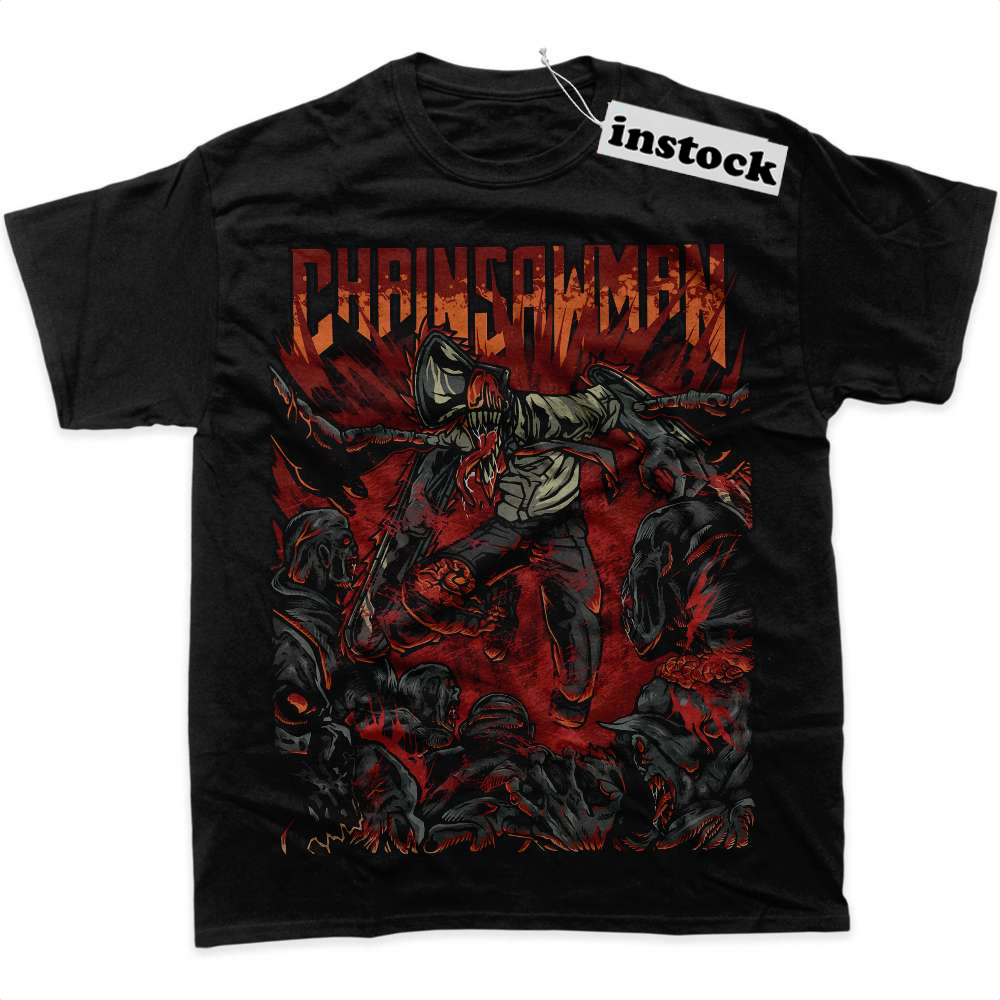 Denji Shirt, Chainsaw Man Shirt, Anime Shirt, graphic T-Shirt