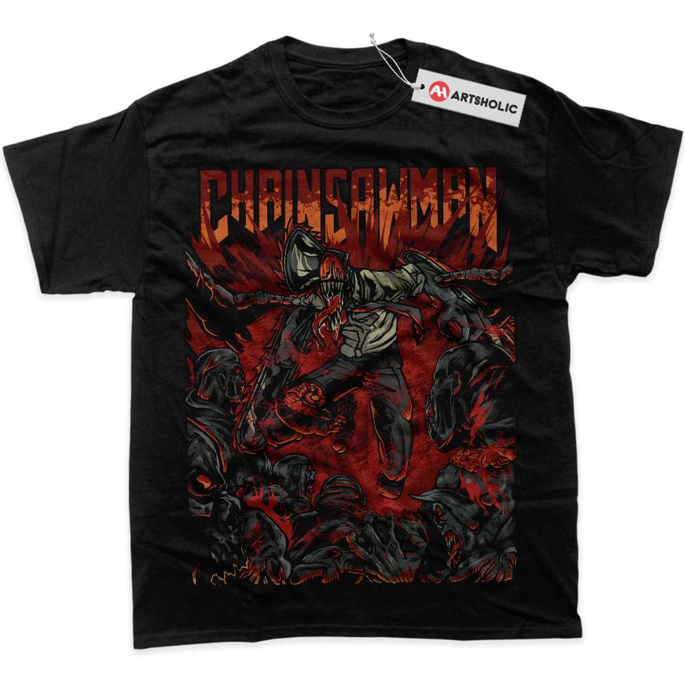 Denji Shirt, Chainsaw Man Shirt, Anime Shirt, graphic T-Shirt