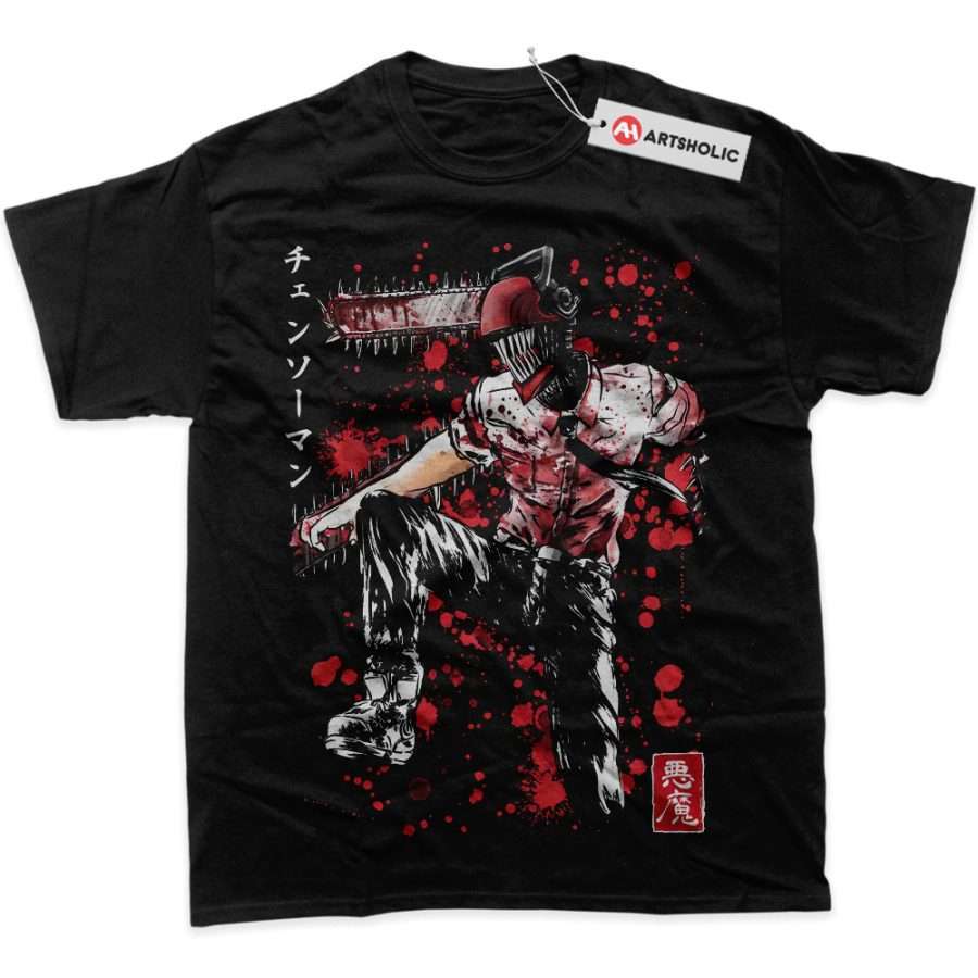 Alternative view of Denji Shirt, Chainsaw Man Shirt, Anime Shirt, Graphic Tee