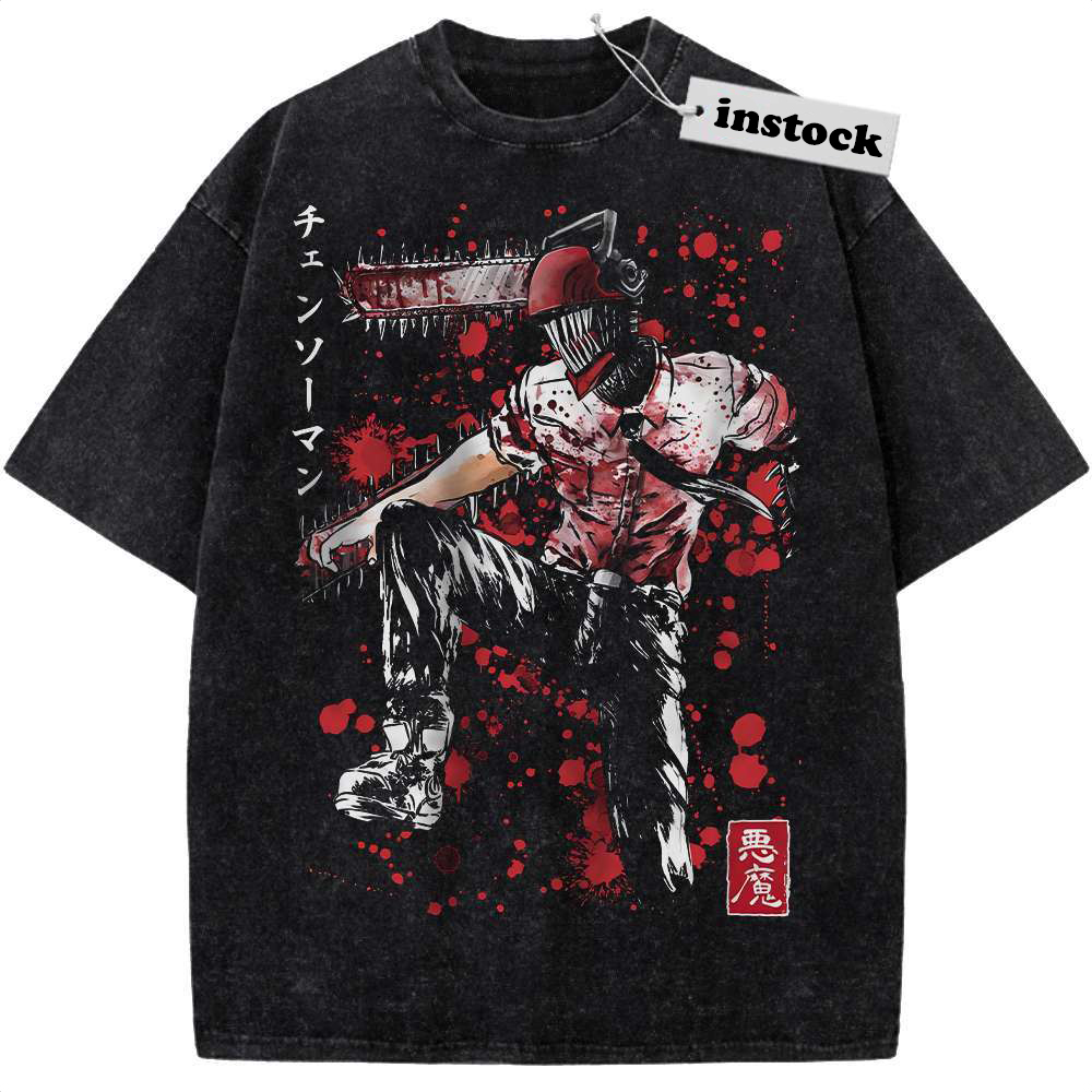 Denji Shirt, Chainsaw Man Shirt, Anime Shirt, Vintage Tee