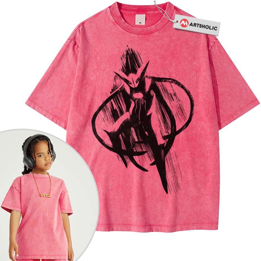 Deoxys Shirt For Kids, Pokemon Shirt For Kids, Anime Shirt For Kids, Vintage Tee For Kids - Image 5