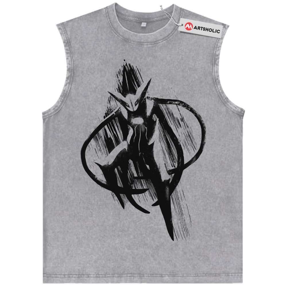 Alternative view of Deoxys Tank Top, Pokemon Tank Top, Anime Tank Top, Vintage Tank Top