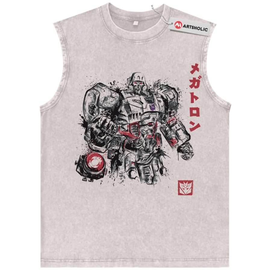 Alternative view of Destruction Tank Top, Transformers Tank Top, Movie Tank Top, Vintage Tank Top