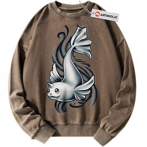 Alternative view of Dewgong Sweatshirt, Pokemon Sweatshirt, Anime Sweatshirt, Vintage Sweatshirt