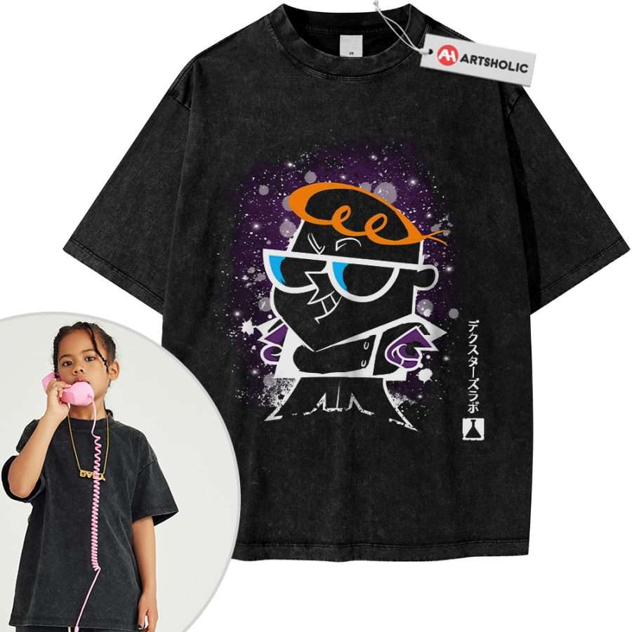 Alternative view of Dexter's Laboratory Shirt For Kids, Animated Shirt For Kids, Vintage T-Shirt For Kids