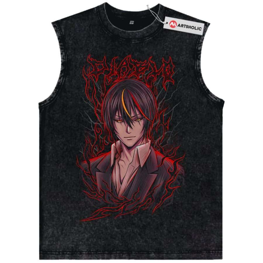 Alternative view of Diablo Tank Top, That Time I Got Reincarnated as a Slime Tank Top, Anime Tank Top, Vintage Tank Top