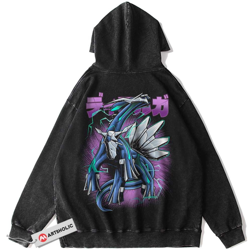Dialga Hoodie, Pokemon Hoodie, Anime Hoodie, Vintage Hoodie