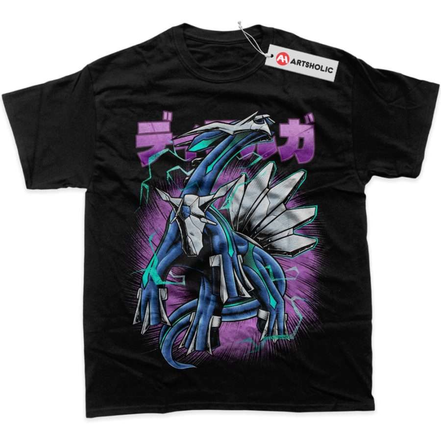 Alternative view of Dialga Shirt, Pokemon Shirt, Anime Shirt, Graphic T-Shirt
