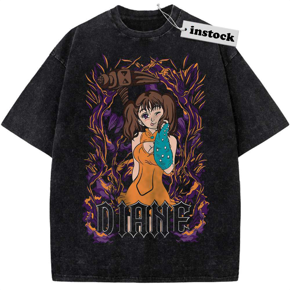 Diane Shirt, Seven Deadly Sins Shirt, Anime Shirt, Vintage T-Shirt