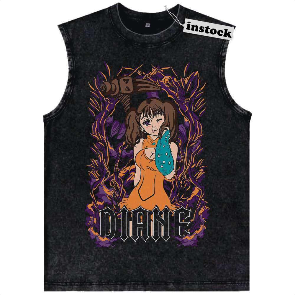 Diane Tank Top, Seven Deadly Sins Tank Top, Anime Tank Top, Vintage Tank Top