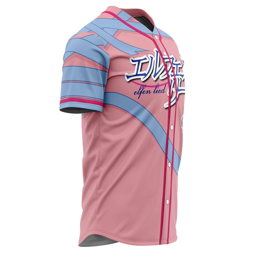 Alternative view of Diclonius Species Elfen Lied Baseball Jersey