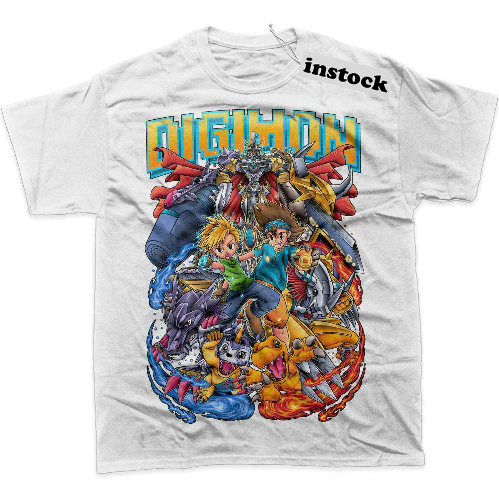 Digimon Adventure Shirt, Anime Shirt, Graphic T-Shirt