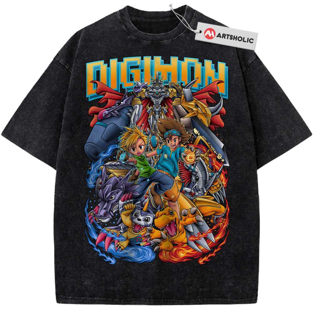 Digimon Adventure Shirt, Anime Shirt, Vintage T-Shirt