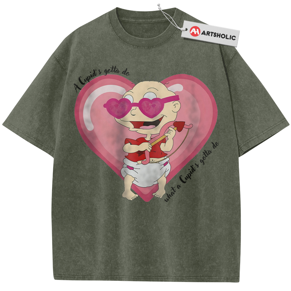 Alternative view of Dil Pickles Shirt, Rugrats Shirt, Valentine's Day Shirt, Animated Shirt, Vintage Tee
