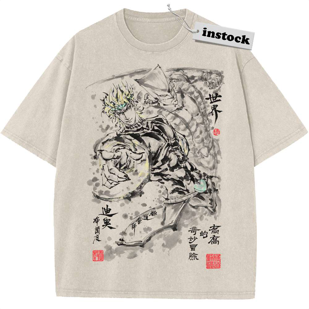 Dio Brando Shirt, JoJo's Bizarre Adventure Shirt, Anime Shirt, Vintage T-Shirt
