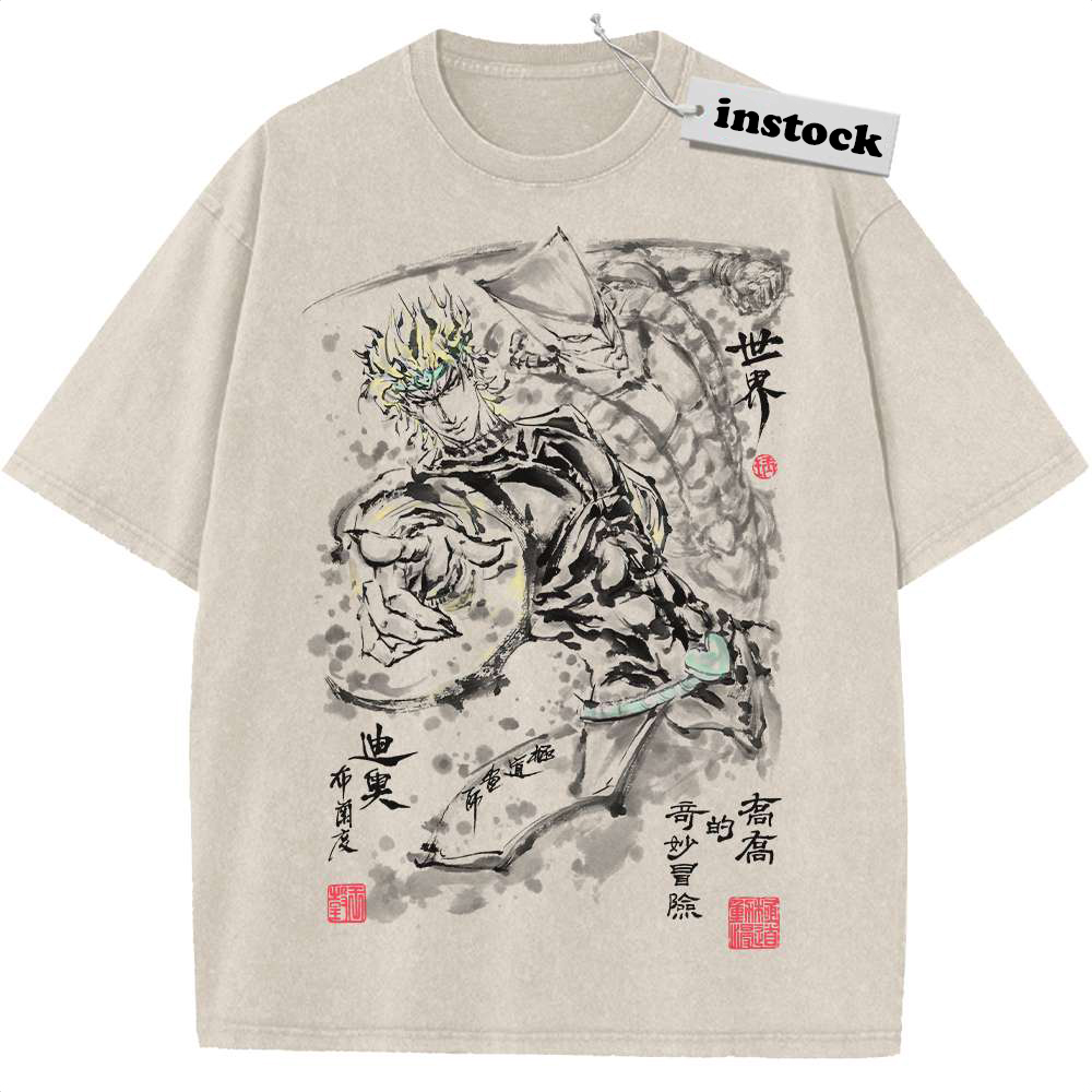 Dio Brando Shirt, JoJo's Bizarre Adventure Shirt, Anime Shirt, Vintage T-Shirt