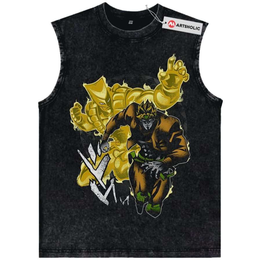 Alternative view of Dio Brando Tank Top, JoJo's Bizarre Adventure Tank Top, Anime Tank Top, Vintage Tank Top