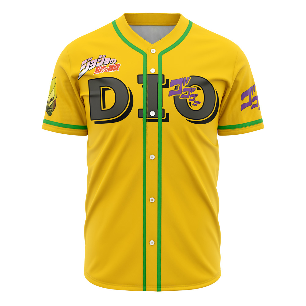 Dio Jojo's Bizarre Adventure Custom Baseball Jersey - Otaku Hall