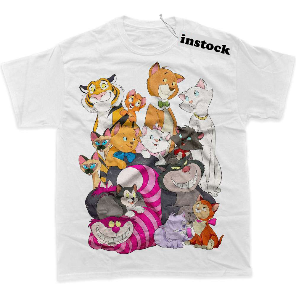 Disney Cat Shirt, Animated Shirt, graphic Tee