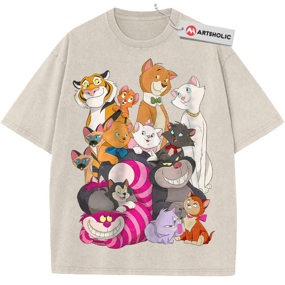 Disney Cat Shirt, Animated Shirt, Vintage Tee