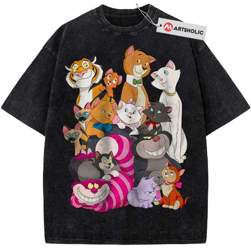 Alternative view of Disney Cat Shirt, Animated Shirt, Vintage Tee