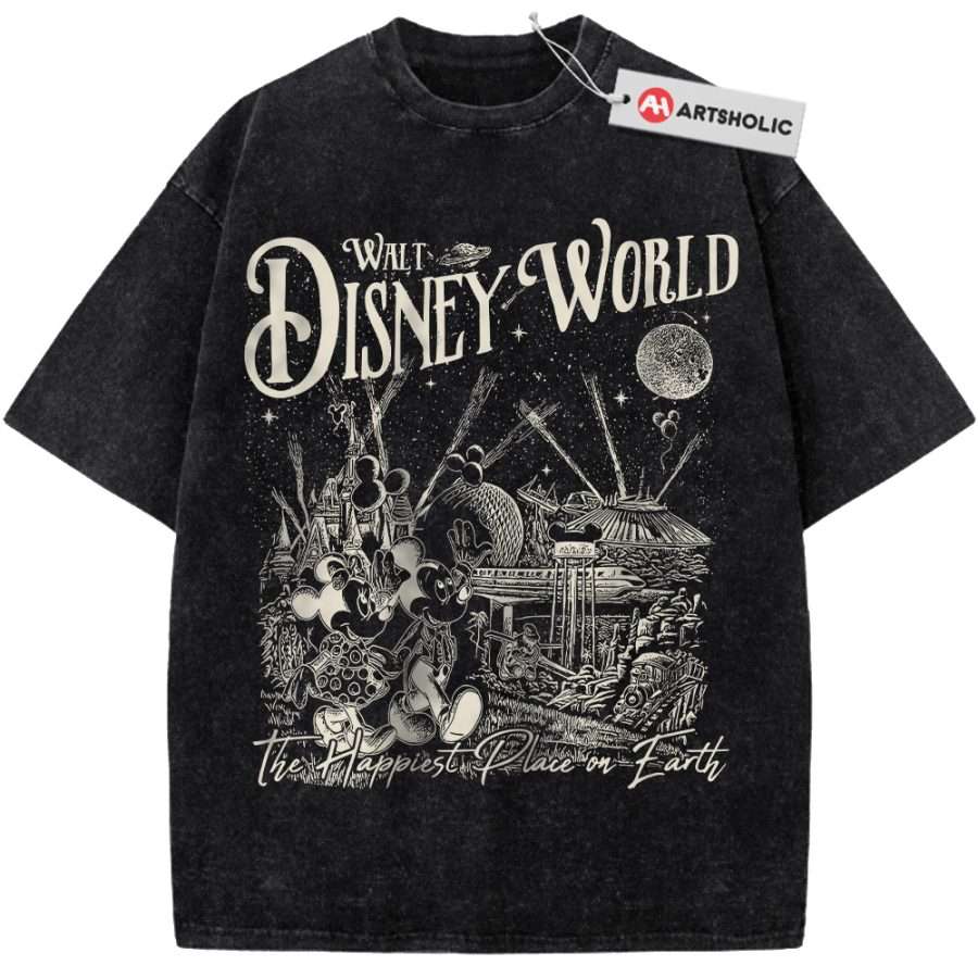 Alternative view of Disney World Shirt, Cartoon Shirt, Vintage T-Shirt