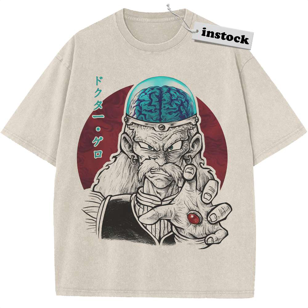 Doctor Gero Shirt, Dragon Ball Shirt, DBZ Shirt, Anime Shirt, Vintage T-Shirt