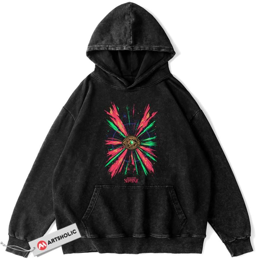 Alternative view of Doctor Strange Hoodie, Marvel Comics Hoodie, Vintage Hoodie