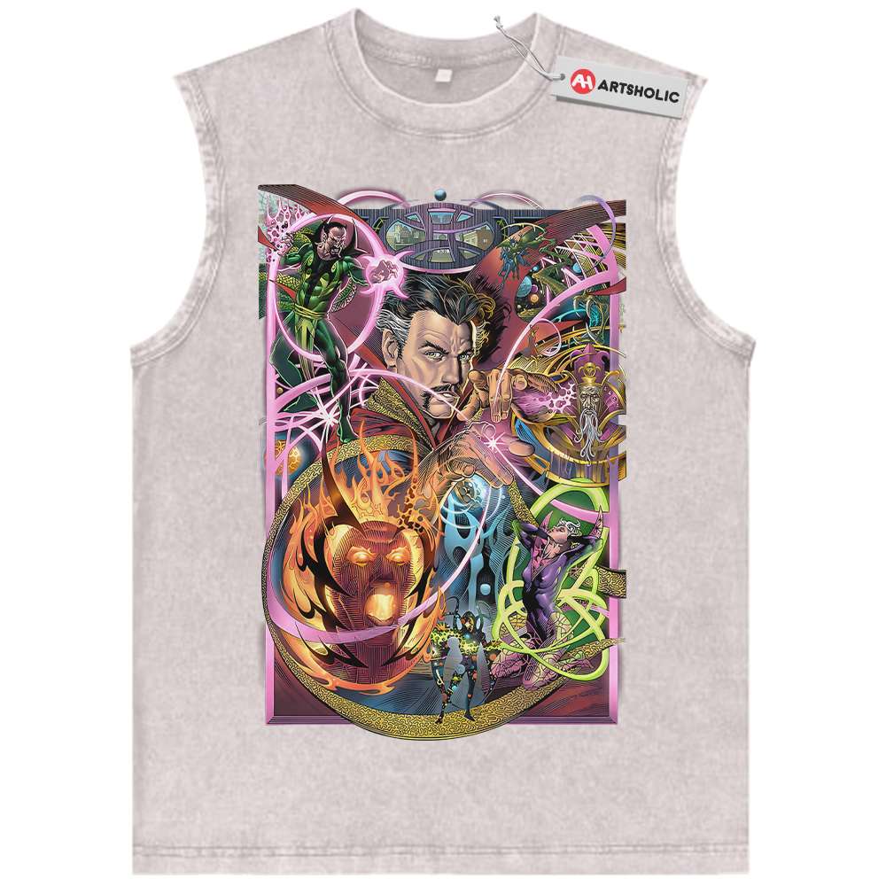 Alternative view of Doctor Strange Tank Top, Marvel Comics Tank Top, Vintage Tank Top