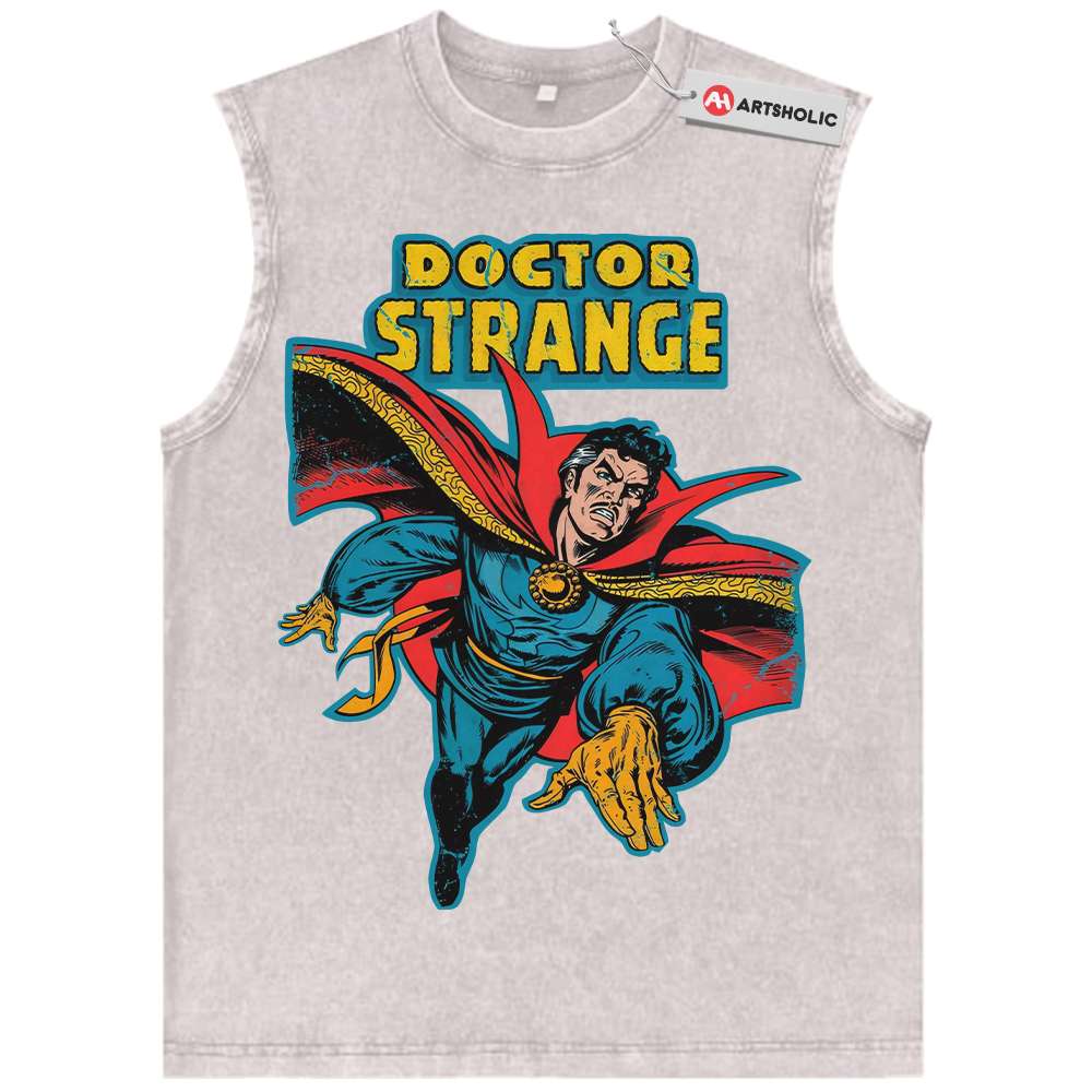 Alternative view of Doctor Strange Tank Top, Marvel Comics Tank Top, Vintage Tank Top