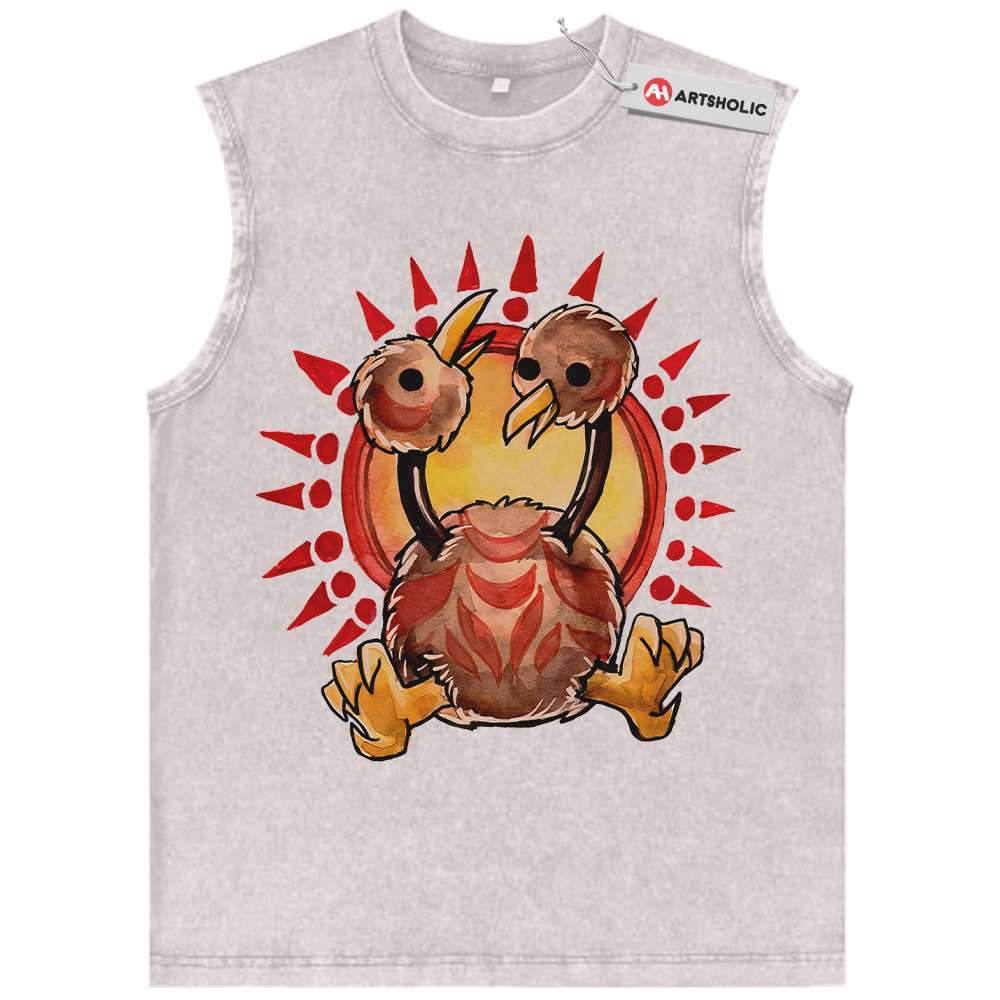 Alternative view of Doduo Tank Top, Pokemon Tank Top, Anime Tank Top, Vintage Tank Top