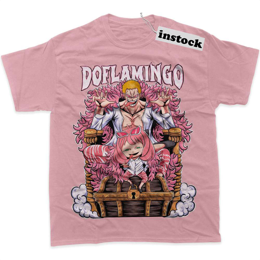 Doflamingo Shirt, One Piece Shirt, Anya Forger Shirt, Spy x Family Shirt, Anime Shirt, Graphic Tee