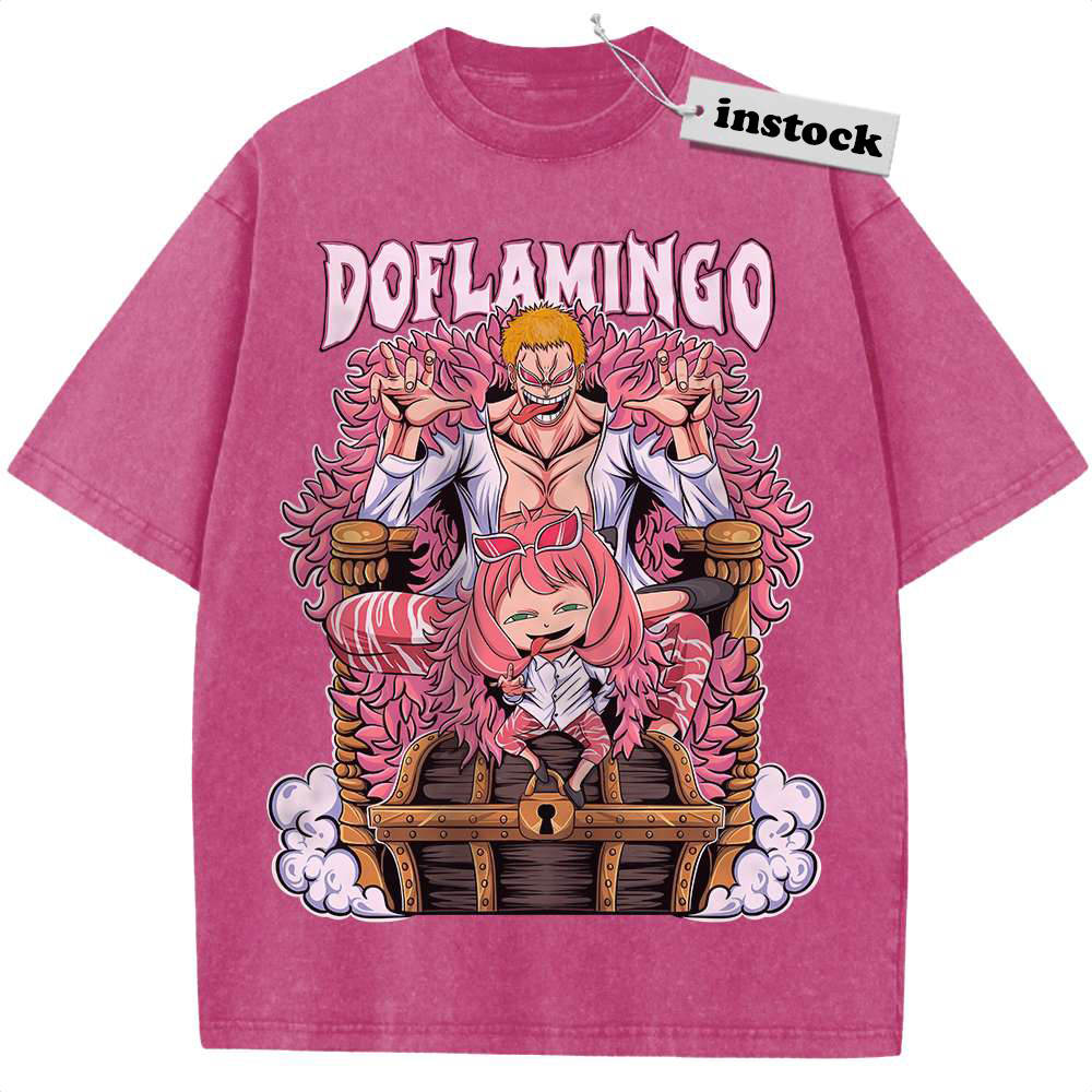 Doflamingo Shirt, One Piece Shirt, Anya Forger Shirt, Spy x Family Shirt, Anime Shirt, Vintage Tee