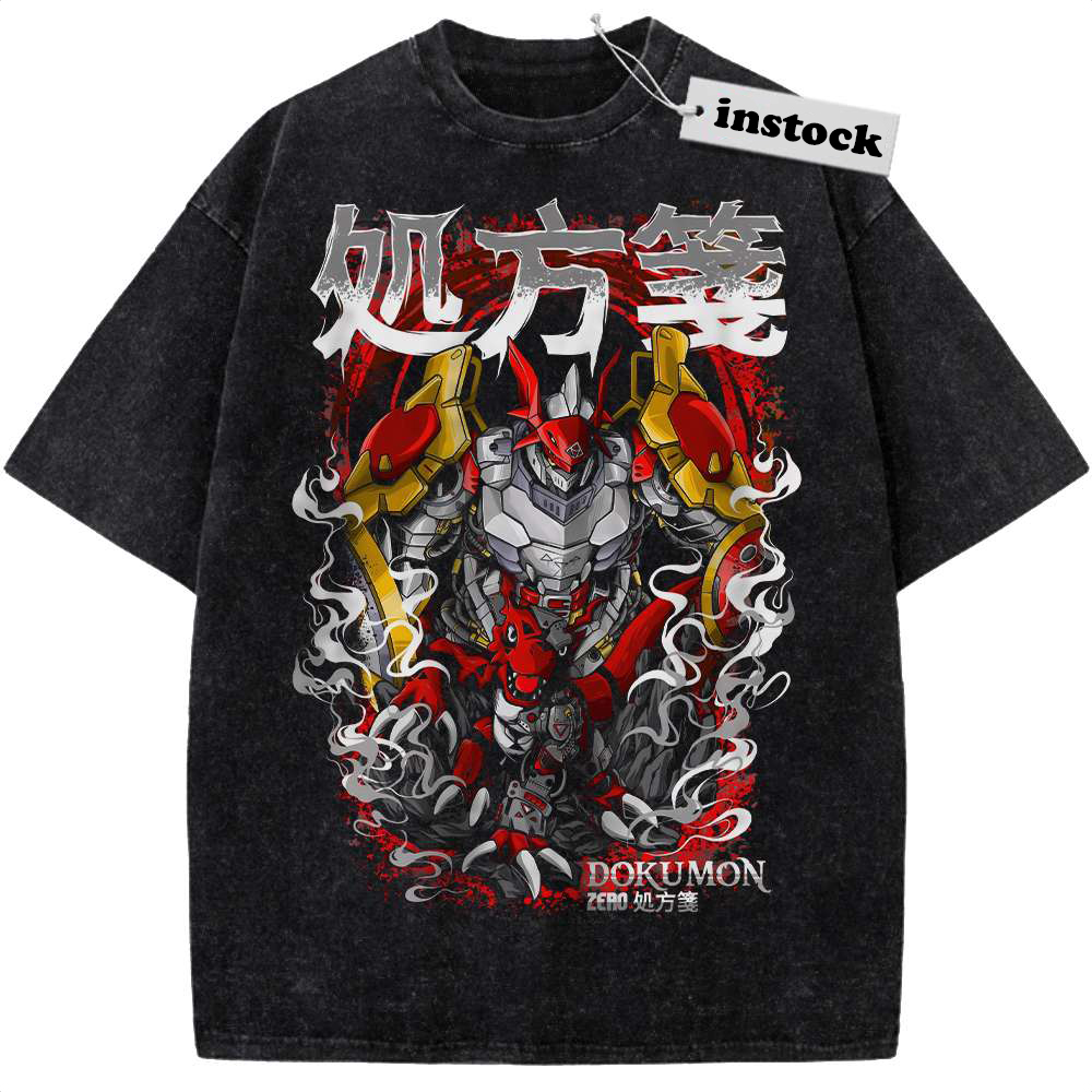 Dokumon Shirt, Digimon Shirt, Anime Shirt, Vintage T-Shirt